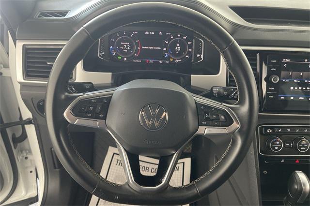 Photo of 2023 Pure White Volkswagen Atlas Cross Sport