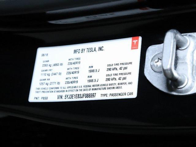 Photo of 2018 Obsidian Black Metallic Tesla Model 3