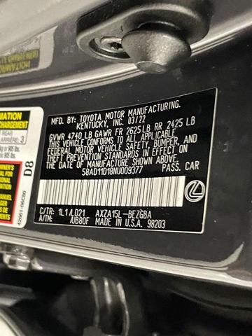 Photo of 2022 Gray Lexus ES 250