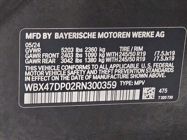 Photo of 2024 Black Sapphire Metallic BMW X3