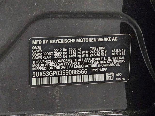 Photo of 2025 Dark Graphite Metallic BMW X3