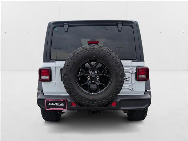 Photo of 2025 Bright White Clear-Coat Exterior Paint Jeep Wrangler