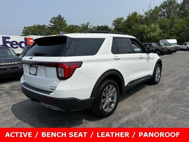 Photo of 2025 Star White Metallic Tri-Coat Ford Explorer