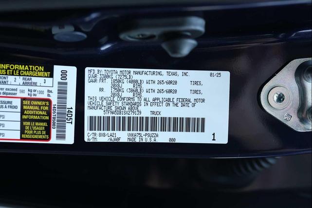 Photo of 2025 Blueprint Toyota Tundra