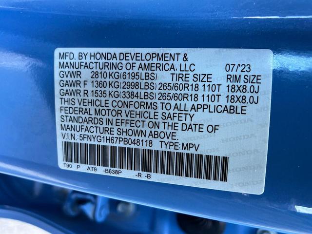 Photo of 2023 Diffused Sky Pearl Honda Pilot