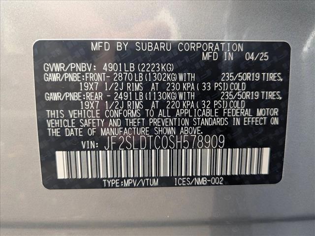 Photo of 2025 Ice Silver Metallic Subaru Forester