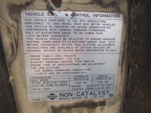 Photo of 1983 Beige Nissan Sentra