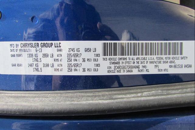 Photo of 2013 Blue Dodge Grand Caravan