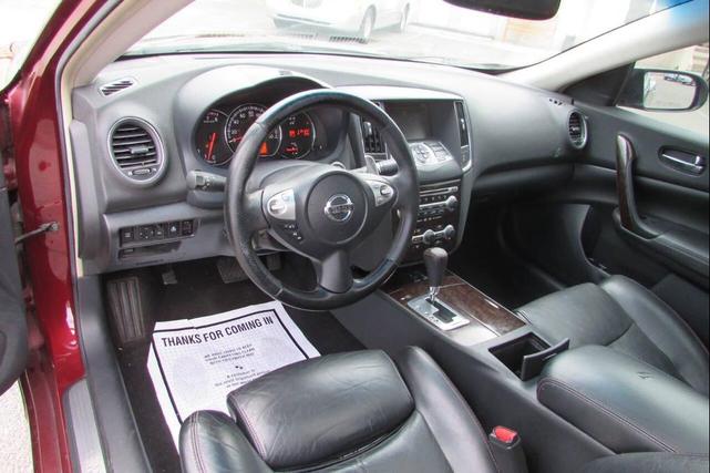 Photo of 2009 Burgundy Nissan Maxima