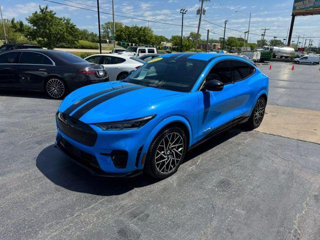 Photo of 2021 Blue Ford Mustang Mach-E