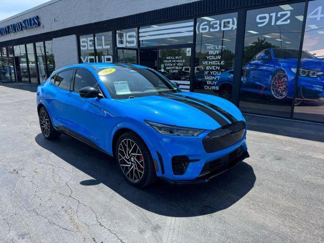 Photo of 2021 Blue Ford Mustang Mach-E