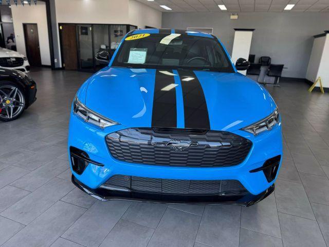 Photo of 2021 Blue Ford Mustang Mach-E