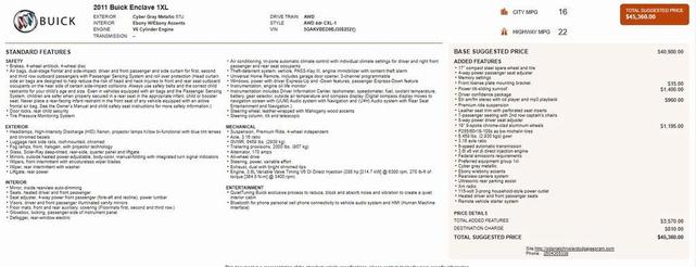 2011 Buick Enclave