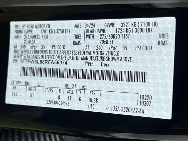 Photo of 2024 Agate Black Metallic Ford F-150