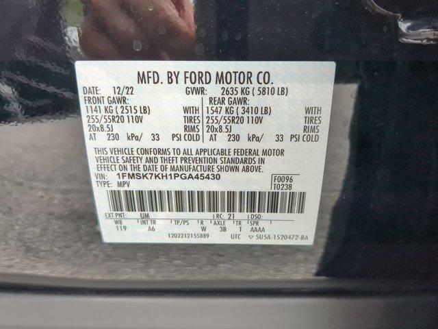 Photo of 2023 Agate Black Metallic Ford Explorer