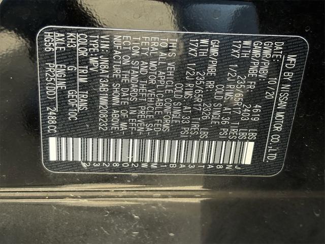 Photo of 2021 Super Black Nissan Rogue
