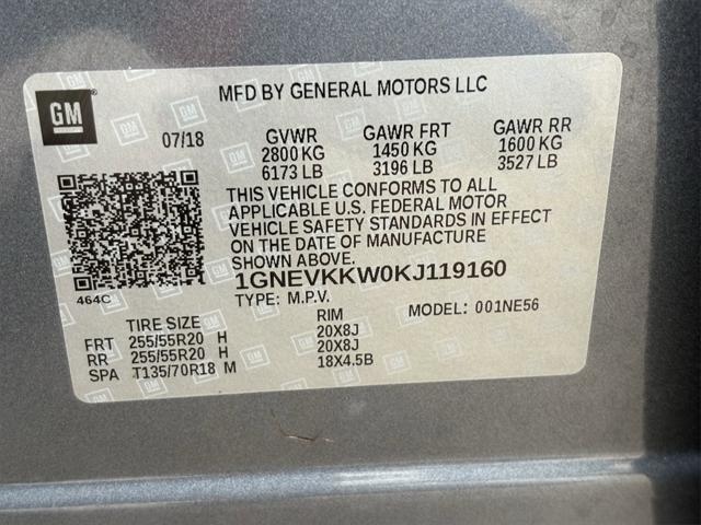 Photo of 2019 Satin Steel Metallic Chevrolet Traverse