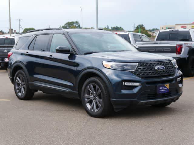 Photo of 2023 Stone Blue Metallic Ford Explorer