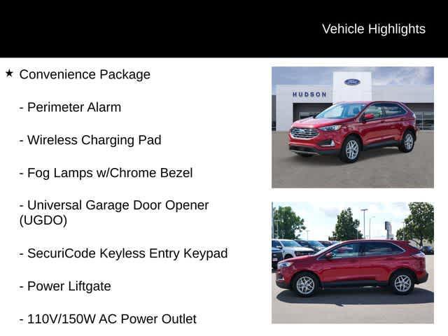 Photo of 2022 Rapid Red Metallic Tinted Clearcoat Ford Edge
