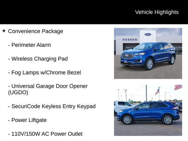 Photo of 2022 Atlas Blue Metallic Ford Edge