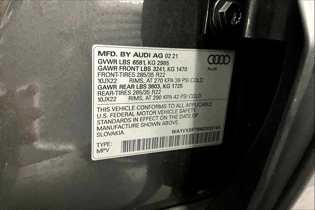 Photo of 2021 Samurai Gray Metallic Audi Q7