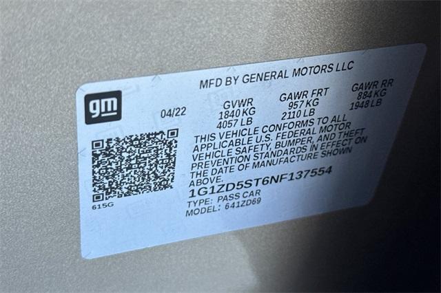 Photo of 2022 Mineral Gray Metallic Chevrolet Malibu