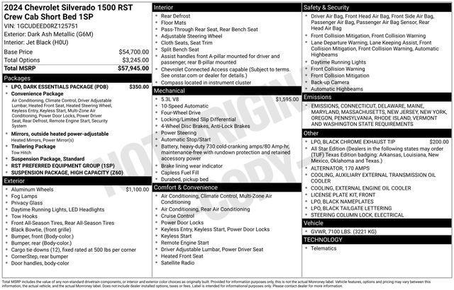 Photo of 2024 Dark Ash Metallic Chevrolet Silverado 1500