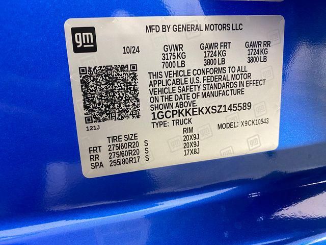Photo of 2025 Riptide Blue Metallic Chevrolet Silverado 1500
