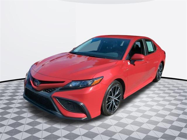 Photo of 2022 Supersonic Red Toyota Camry
