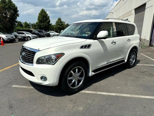 Photo of 2012 Moonlight White INFINITI QX56