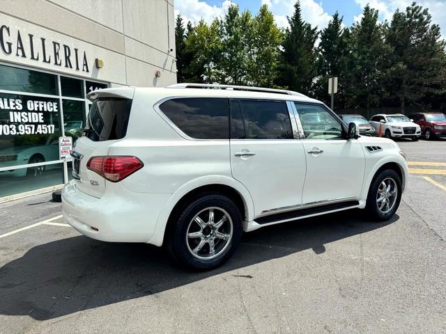 Photo of 2012 Moonlight White INFINITI QX56