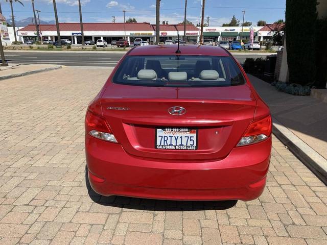 Photo of 2015 Boston Red Metallic Hyundai Accent