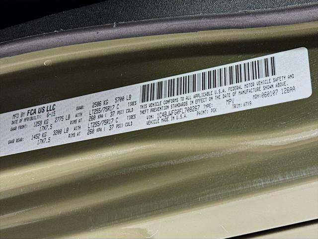 Photo of 2015 Tank Clearcoat Jeep Wrangler Unlimited