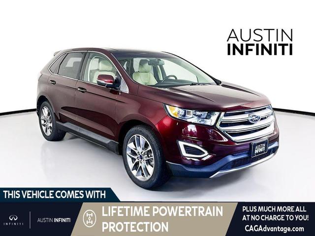 Photo of 2017 Burgundy Ford Edge