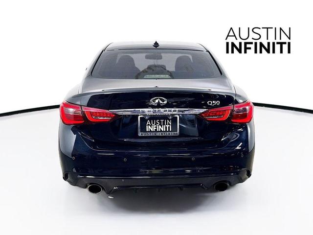 Photo of 2021 Black Obsidian INFINITI Q50