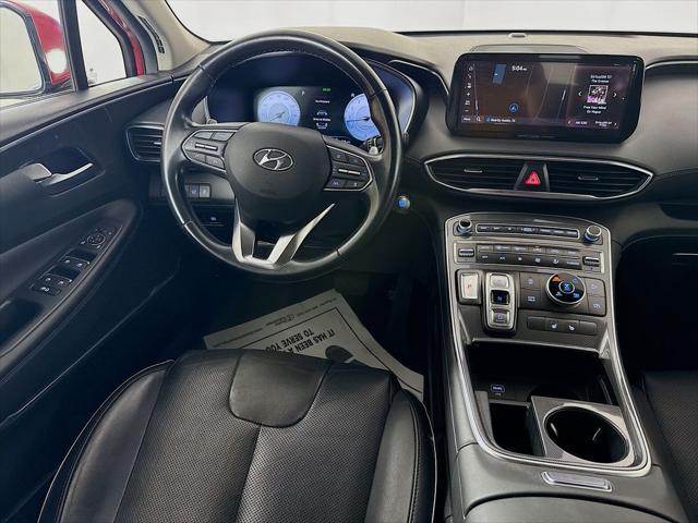 Photo of 2022 Calypso Red Hyundai SANTA FE