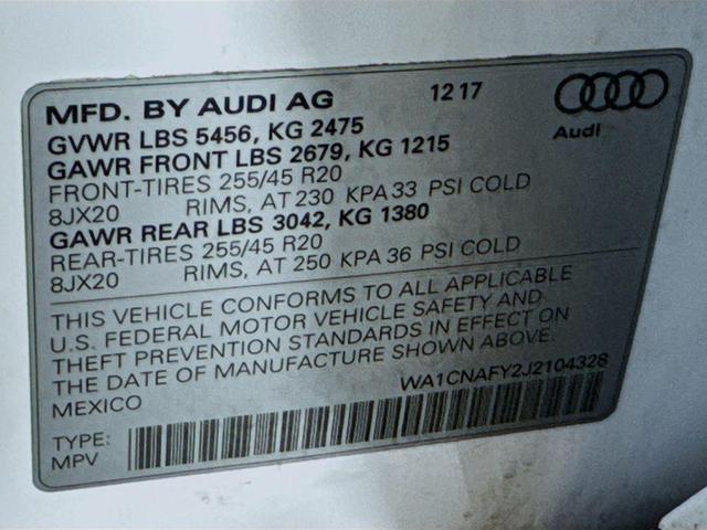 Photo of 2018 Ibis White Audi Q5