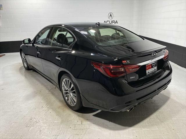 Photo of 2022 Black Obsidian INFINITI Q50