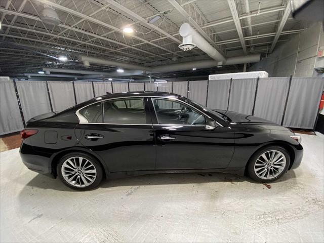 Photo of 2022 Black Obsidian INFINITI Q50
