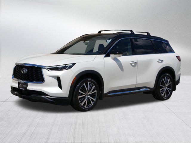 Photo of 2024 Majestic White/Black Obsidian INFINITI QX60