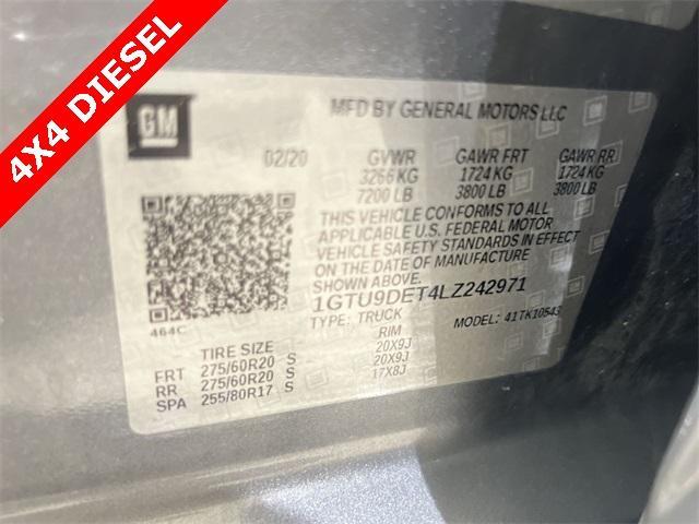 Photo of 2020 Satin Steel Metallic GMC Sierra 1500