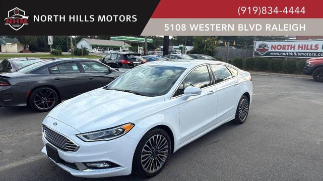 Photo of 2018 White Ford Fusion