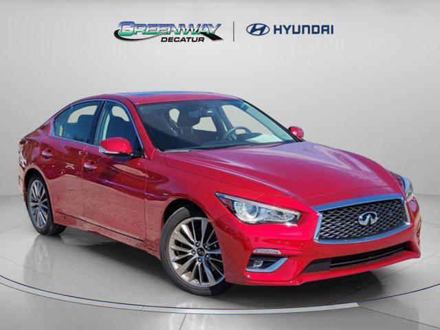 Photo of 2022 Dynamic Sunstone Red INFINITI Q50