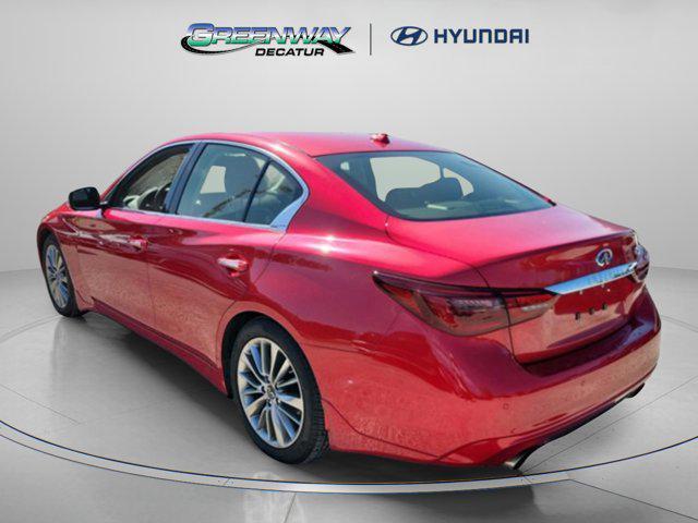 Photo of 2022 Dynamic Sunstone Red INFINITI Q50