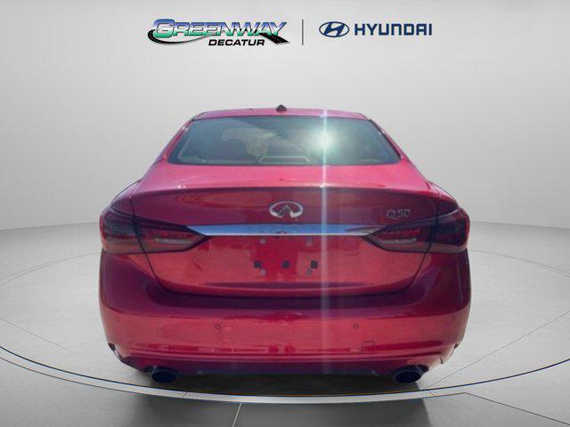 Photo of 2022 Dynamic Sunstone Red INFINITI Q50
