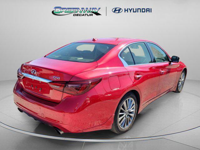 Photo of 2022 Dynamic Sunstone Red INFINITI Q50