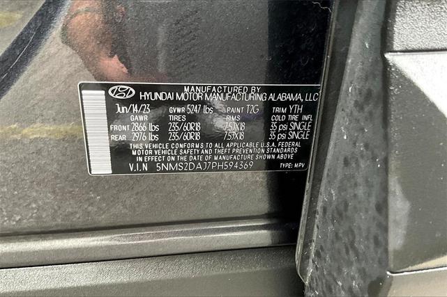 Photo of 2023 Portofino Gray Hyundai SANTA FE