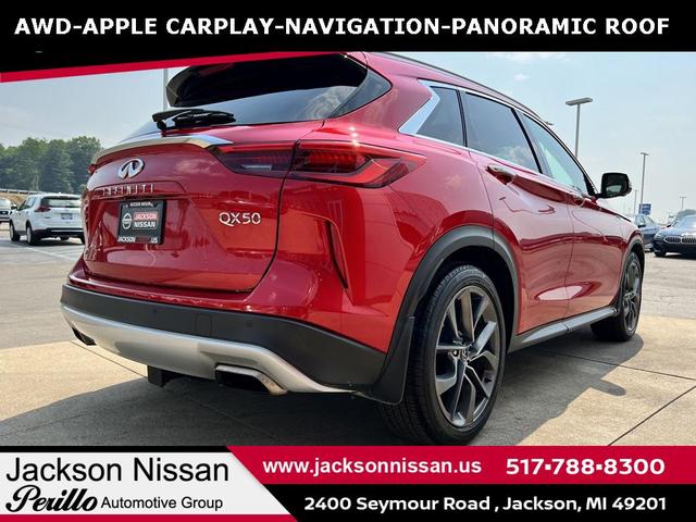 Photo of 2022 Dynamic Sunstone Red INFINITI QX50