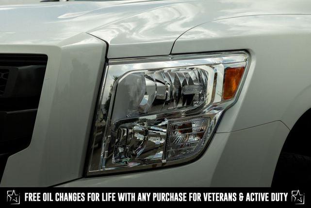 Photo of 2024 Glacier White Nissan Titan XD