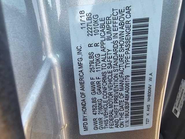 Photo of 2019 Lunar Silver Metallic Acura TLX